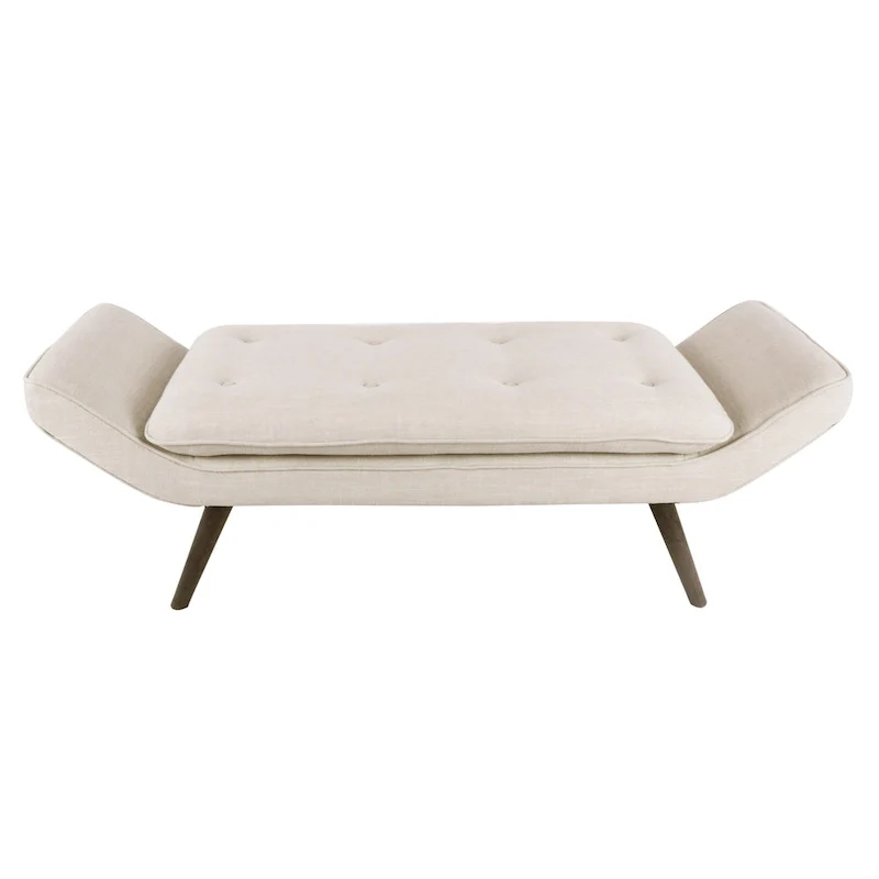 Newcastle Fabric Tufted Bench