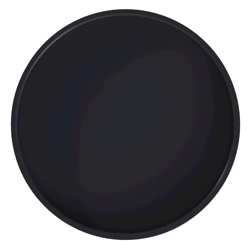 Paint-Dipped Round Tray-Top Side Table