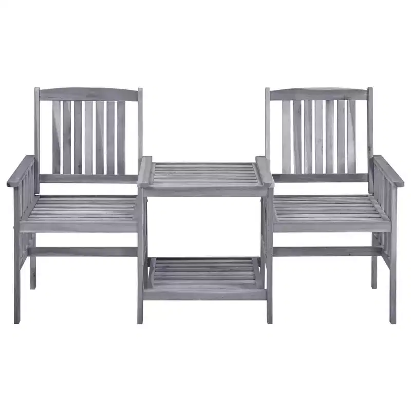 vidaXL Patio Chair With Tea Table