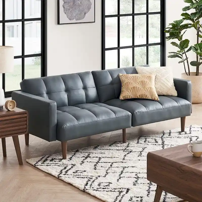Mopio Aaron Futon Convertible Sofa Sleeper Futon