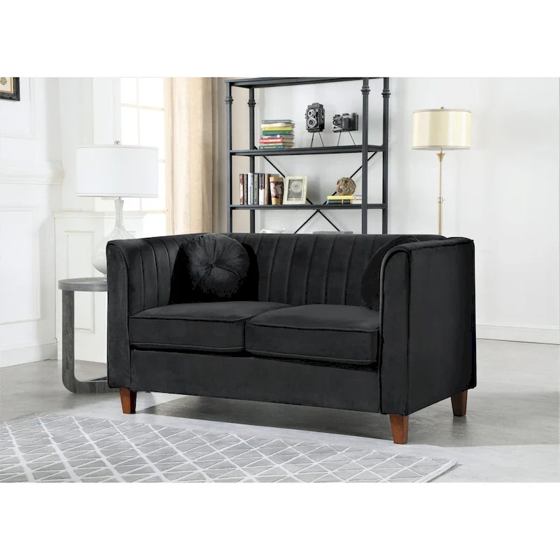 Boton Chesterfield Loveseat