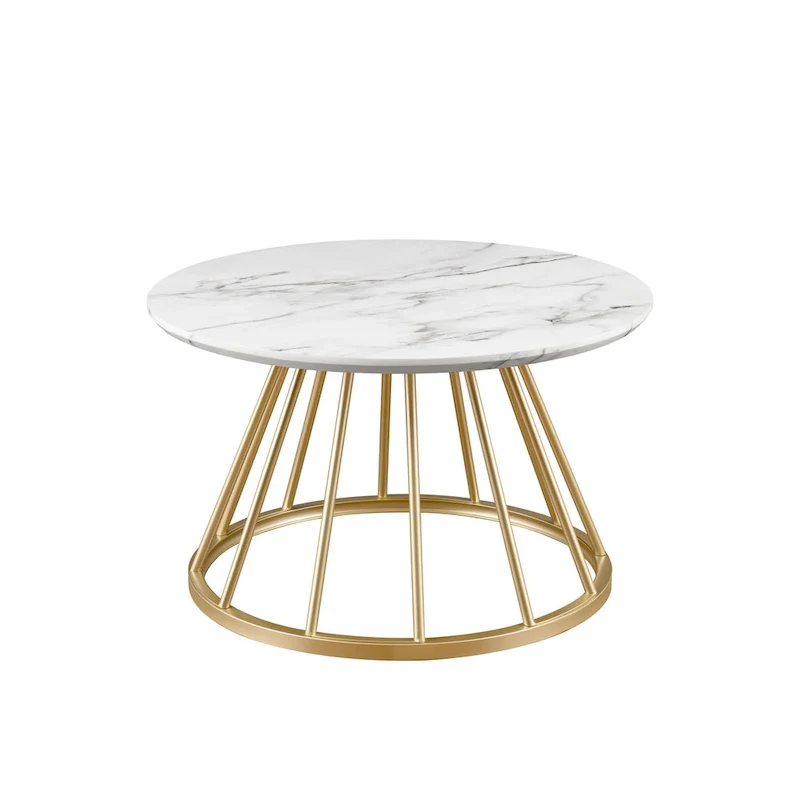 Modern 30-inch Round Coffee Table