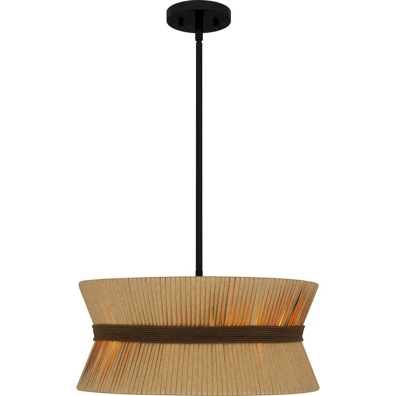 Delynn 4-Light Western Bronze Pendant Light