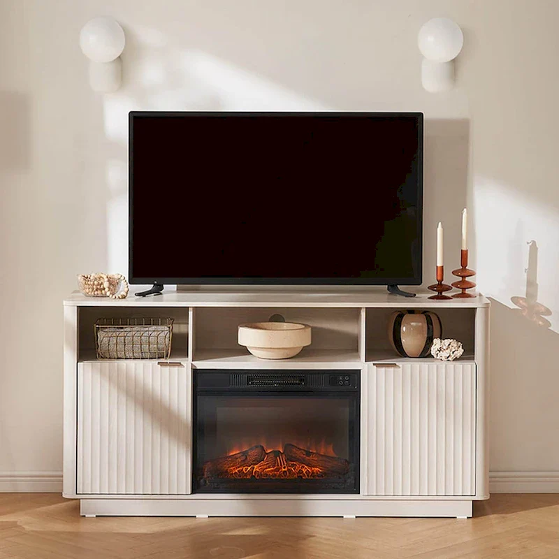 Mopio Brooklyn 59 Electric Fireplace TV Stand