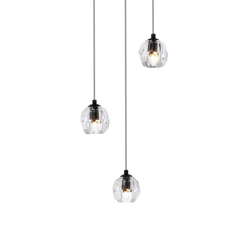 Ella 12-Inch 3-Lights Pendant - N/A