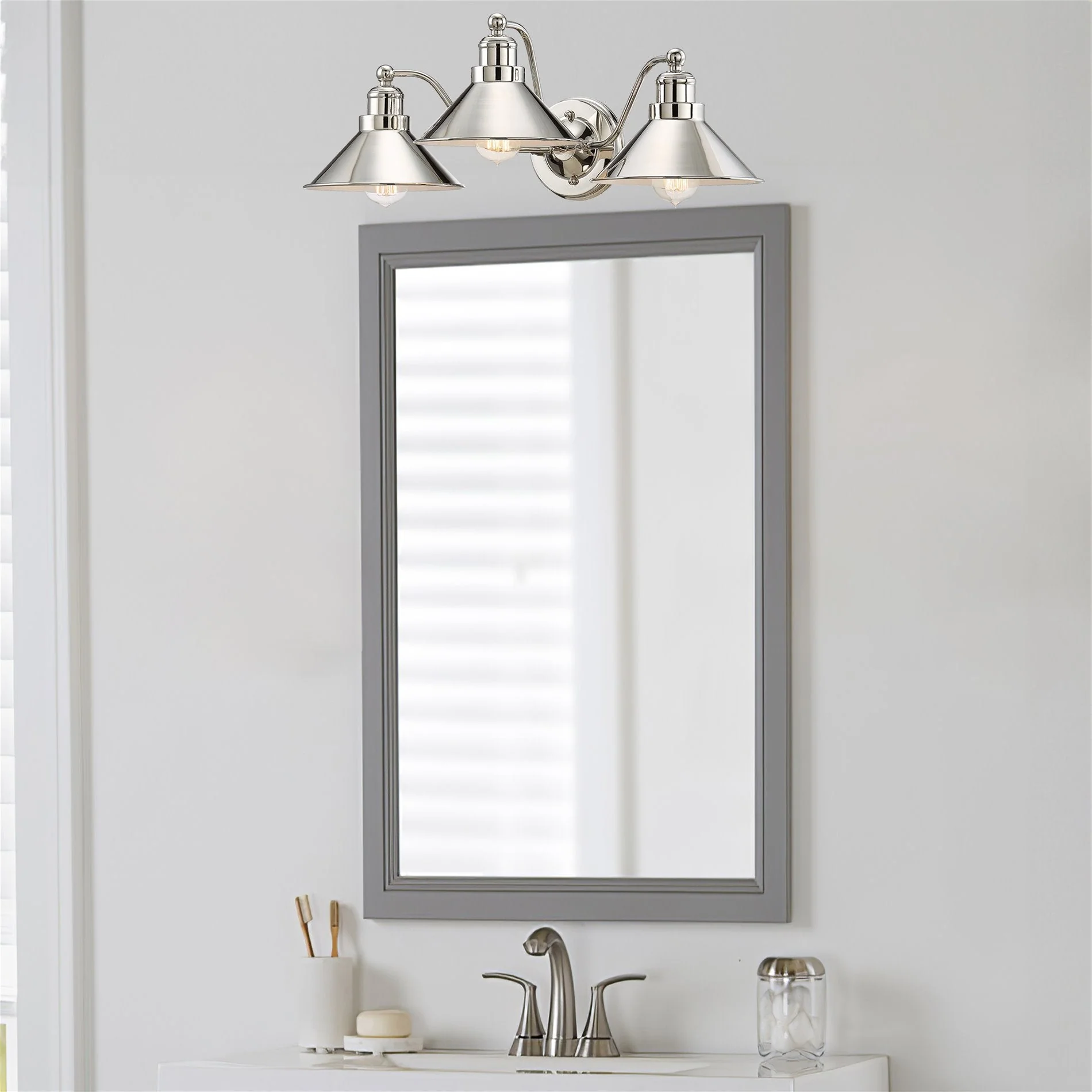 Welton 26 3-Light Modern Farmhouse Bathroom Light
