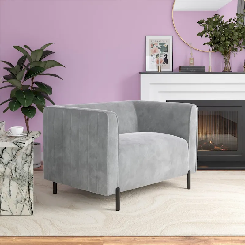 Upholstered Accent Chair and a Half