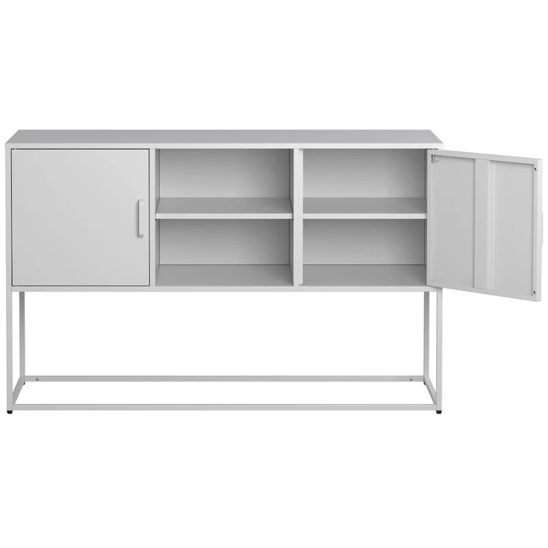 Metal Sideboard Cabinet with Adjustable feet