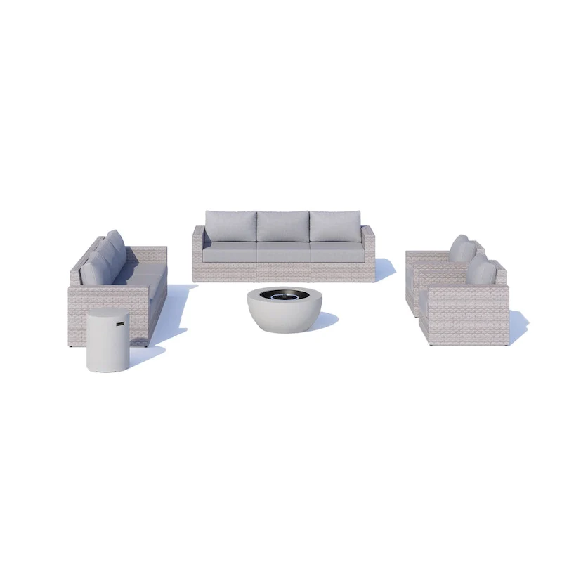 Avalon 10-Piece Fire Seating Set