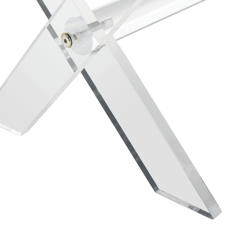 SAFAVIEH Couture Ketevan Tufted Acrylic Bench - 48