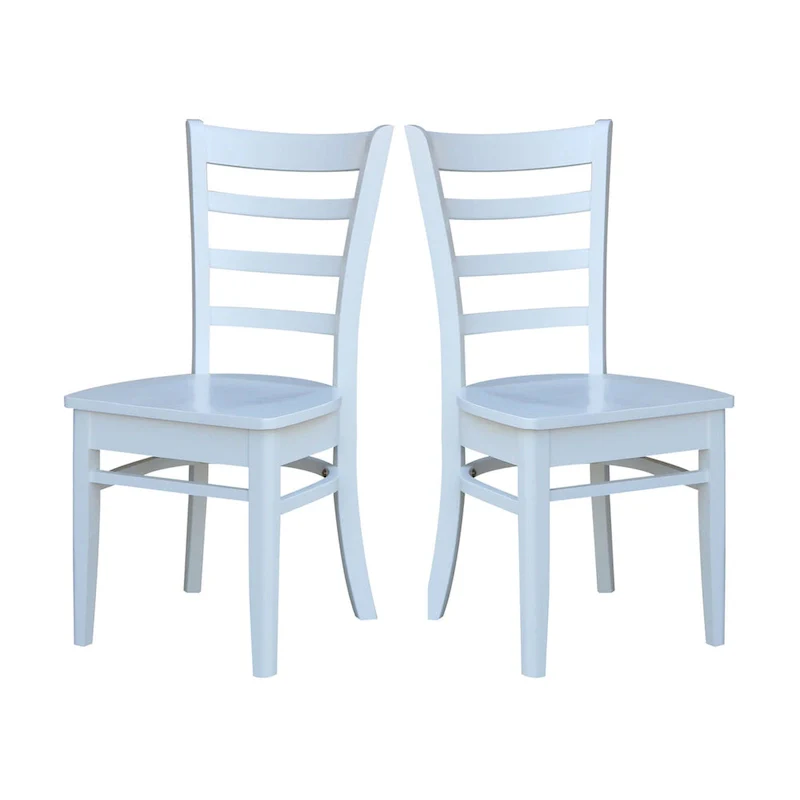 International Concepts Set of Two Emily Side Chairs