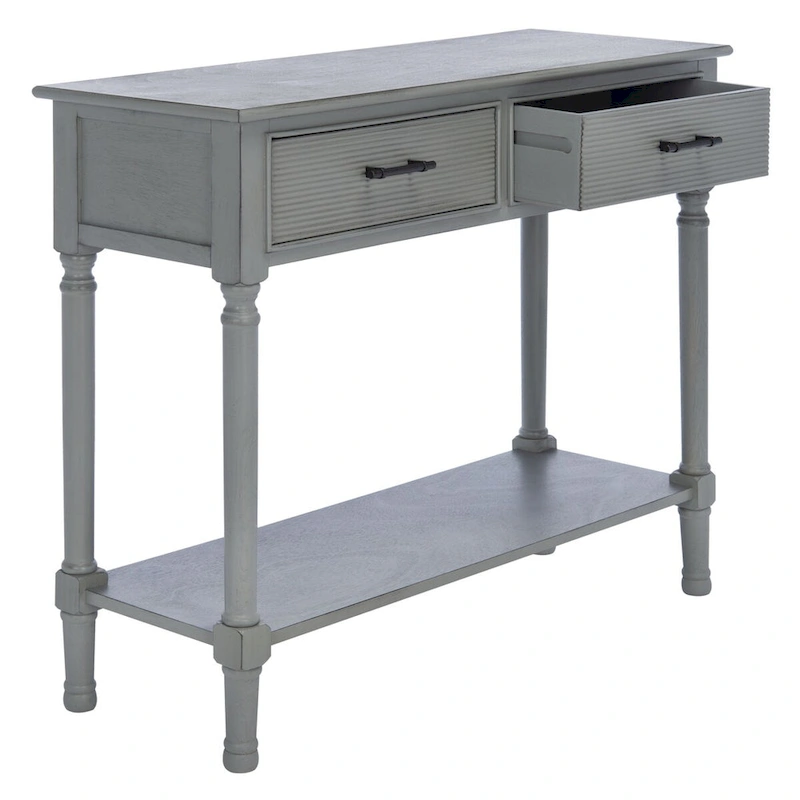 SAFAVIEH Sinda 2-Drawer Console Table - 35.5 W x 13 L x 29.5 H - 36Wx13Dx30H