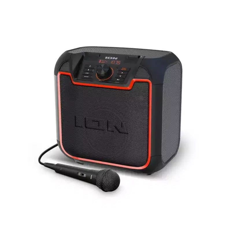 Refurbished: ION Sport High-Power All-Weather Rechargeable Bluetooth Speaker, Black - Manufacturer Refurbished