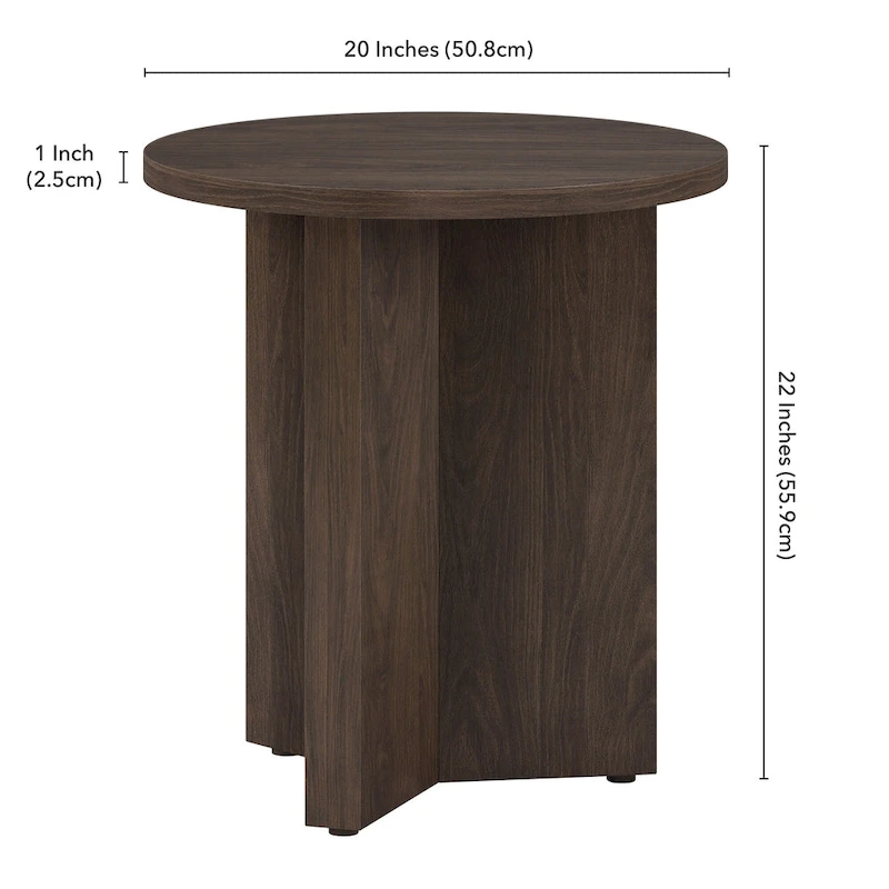 Anders 20 Wide Round Side Table - 20 Wide