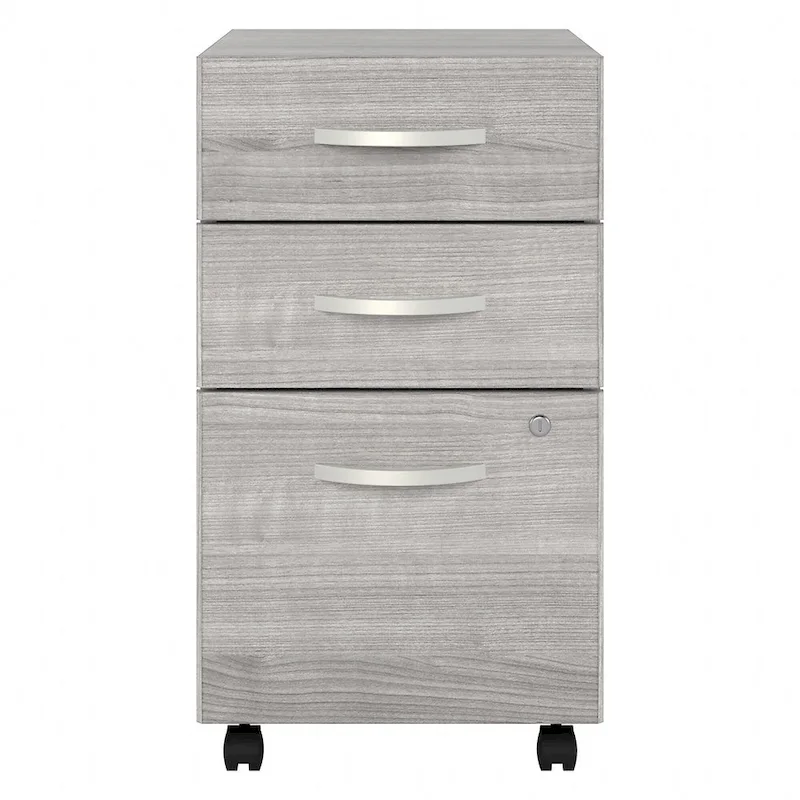 Hybrid 3 Drawer Mobile File Cabinet