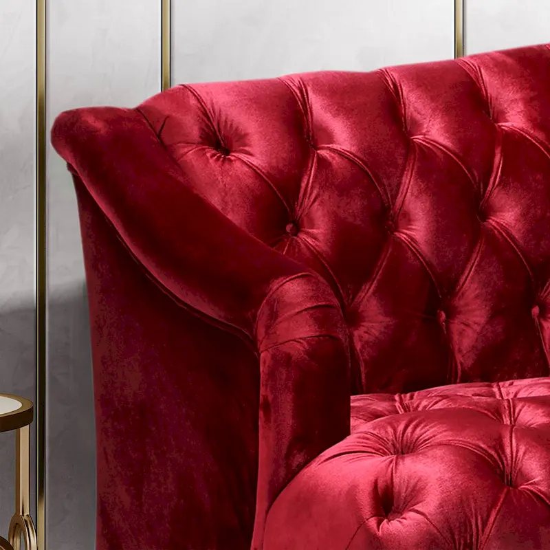 Adelia Modern Glam Tufted Velvet Sofa by Christopher Knight Home
