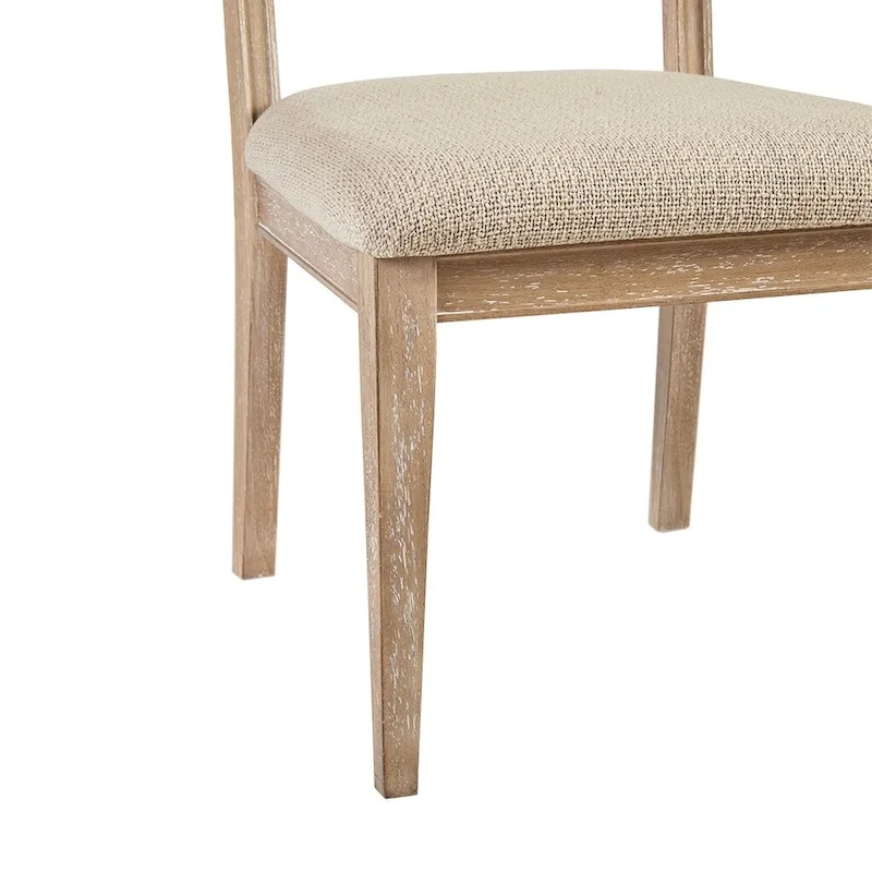 Wheat Farmhouse Dining Chairs with Cane Back - Set of 2