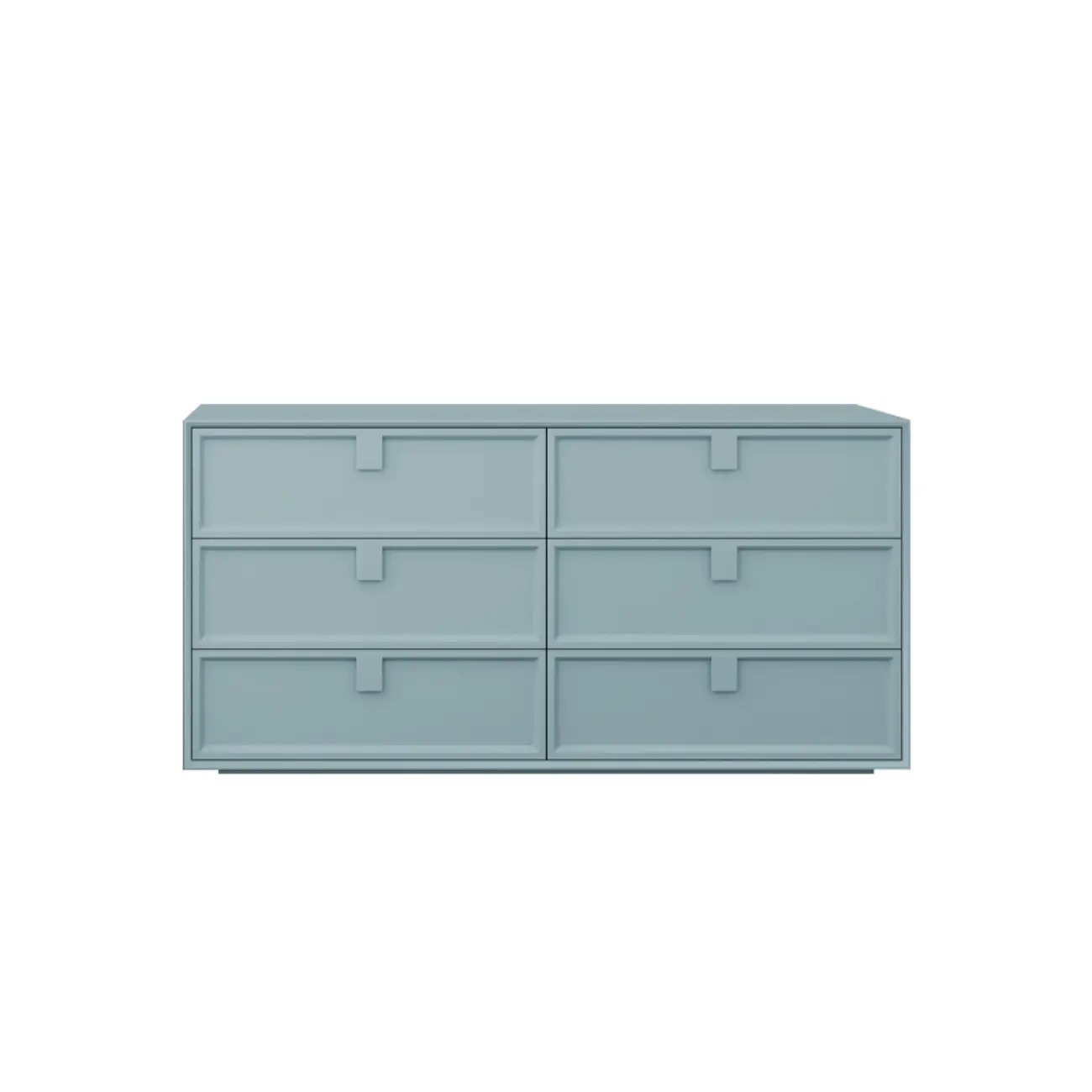 Vintage Wood Double Dresser Fully Assembled