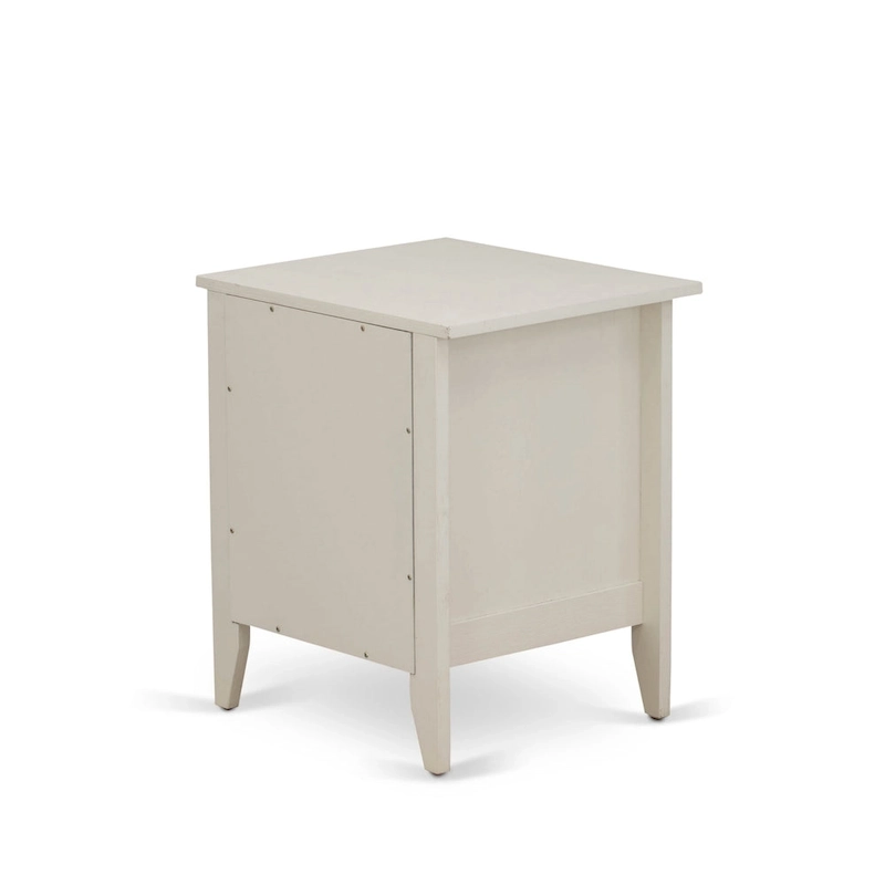 King Bedroom Set with 1 Bed and a Wire Brushed Butter Cream End Table - Mist Beige Linen Fabric Bed(Pieces Option)