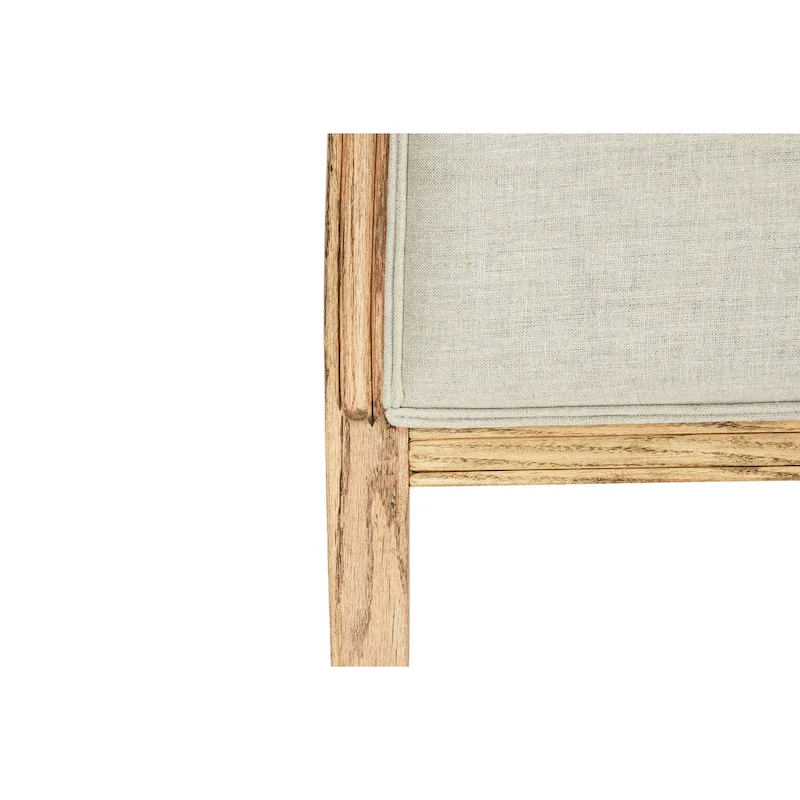 Oak & Linen Headboard