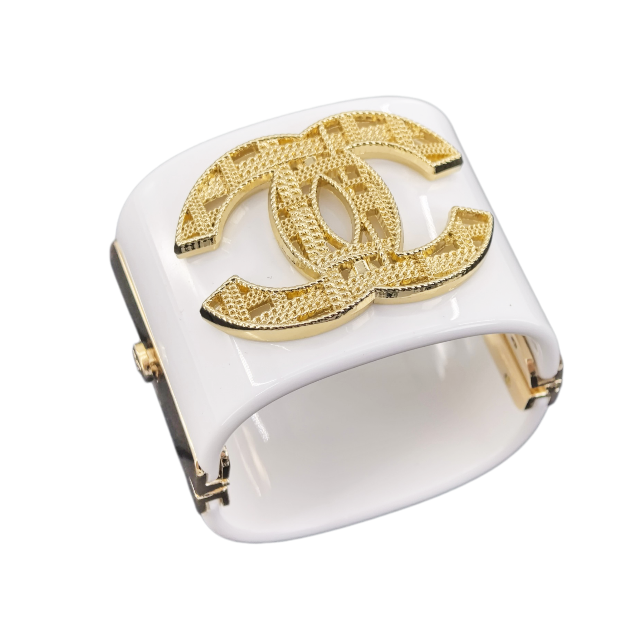 CCS171 Chanel large chunky acrylic bracelet - ccjewelryacc