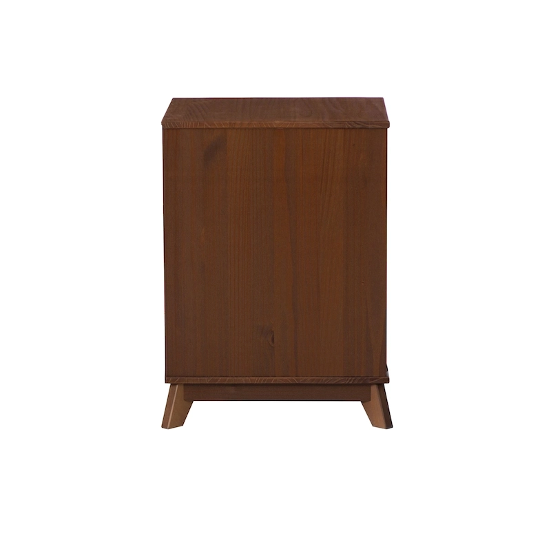 Purcell Pine Wood 3-Piece Bedroom Set with 6-Drawer Dresser and 3-Drawer Nightstands (Set of 2)