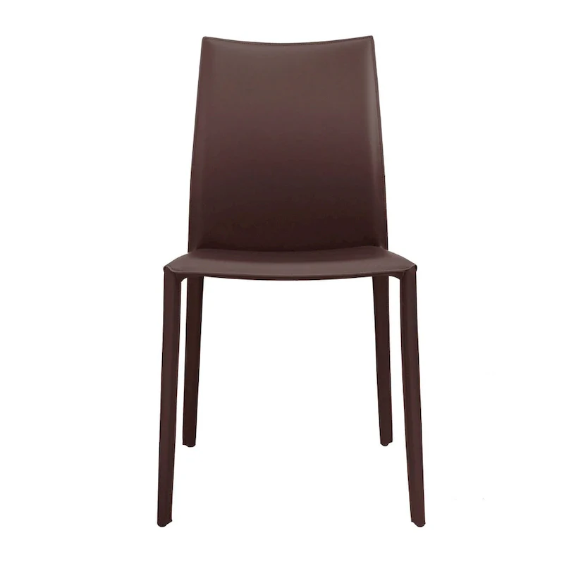 Lynda Mid-Century Modern Bonded Leather Dining Chair
