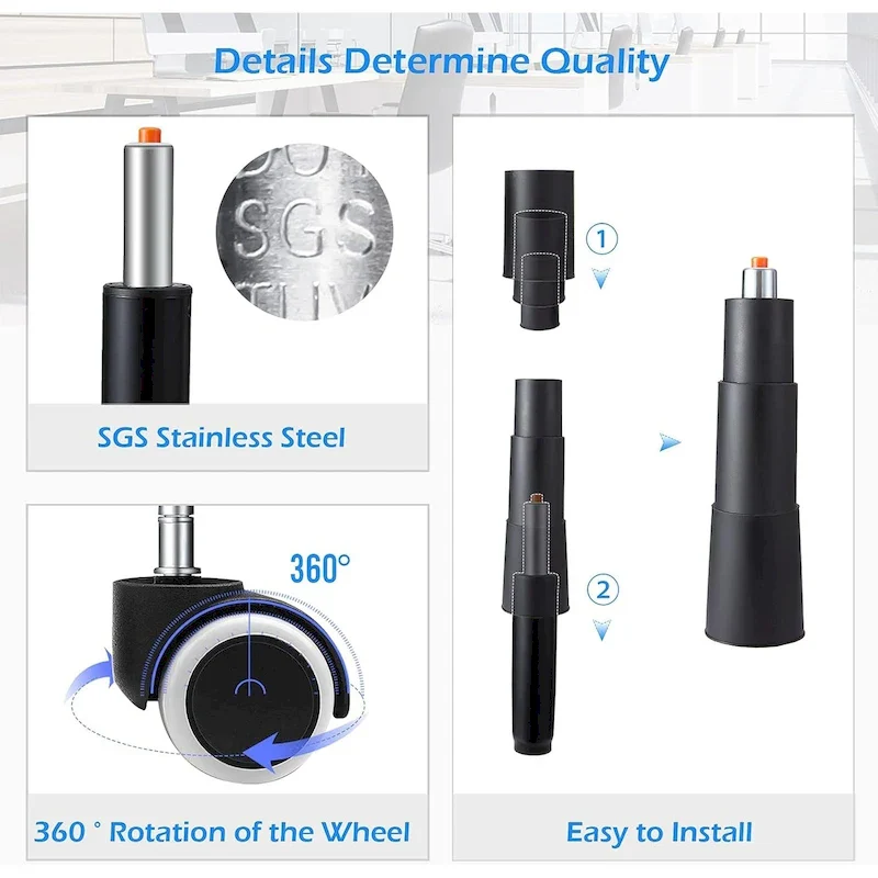 AECOJOY Heated Executive Office Chair w/ Massage &Adjustable Height
