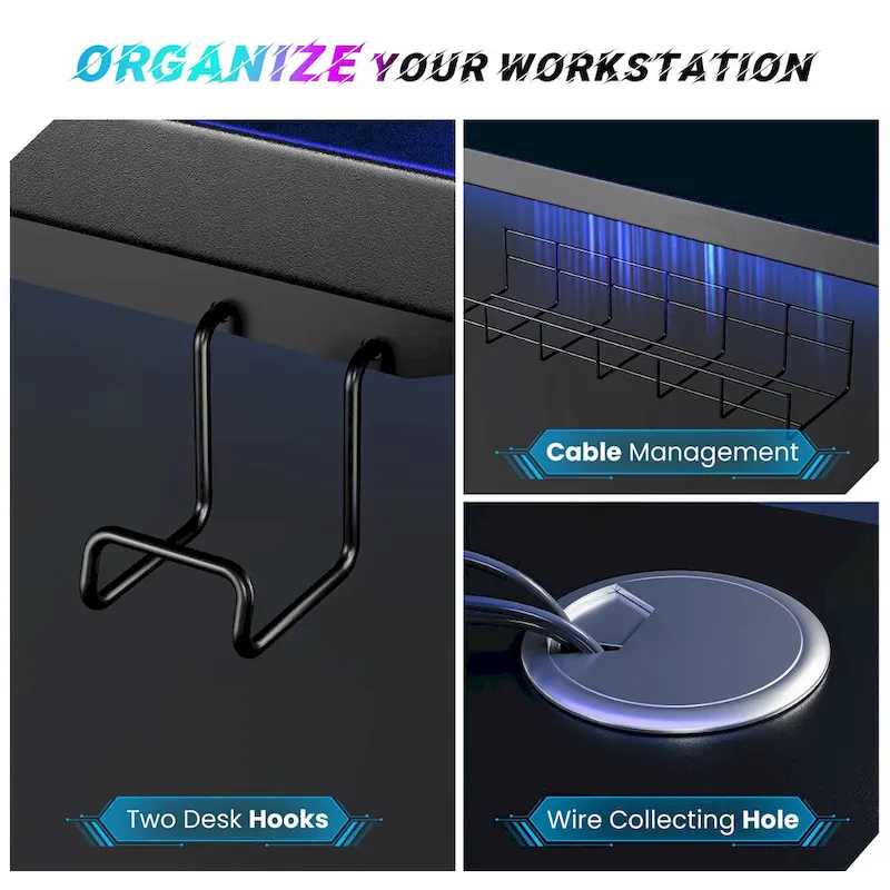 SIAGO 48 x 24 Inch Computer Desk Height Adjustable Electric Sit Stand Up Desk