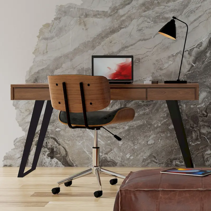 WYNDENHALL Mitchell Modern Industrial 54 inch Wide Desk