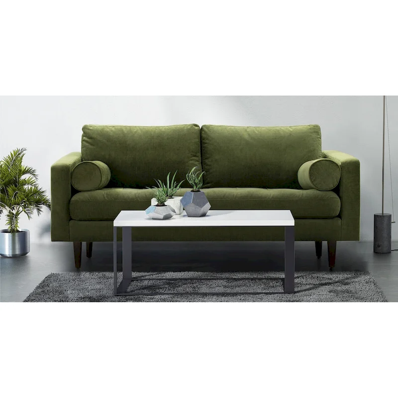 Poly & Bark Napa 72 Velvet Fabric Sofa