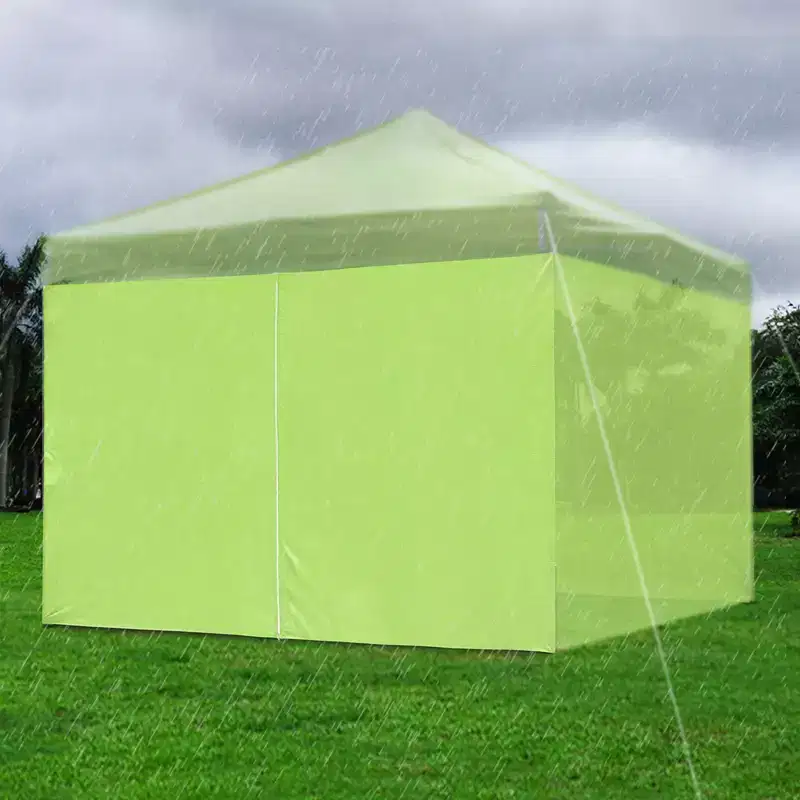 InstaHibit Universal Sidewall Zipper UV30+ Fits 10x10ft Canopy Picnic 1 Piece Green