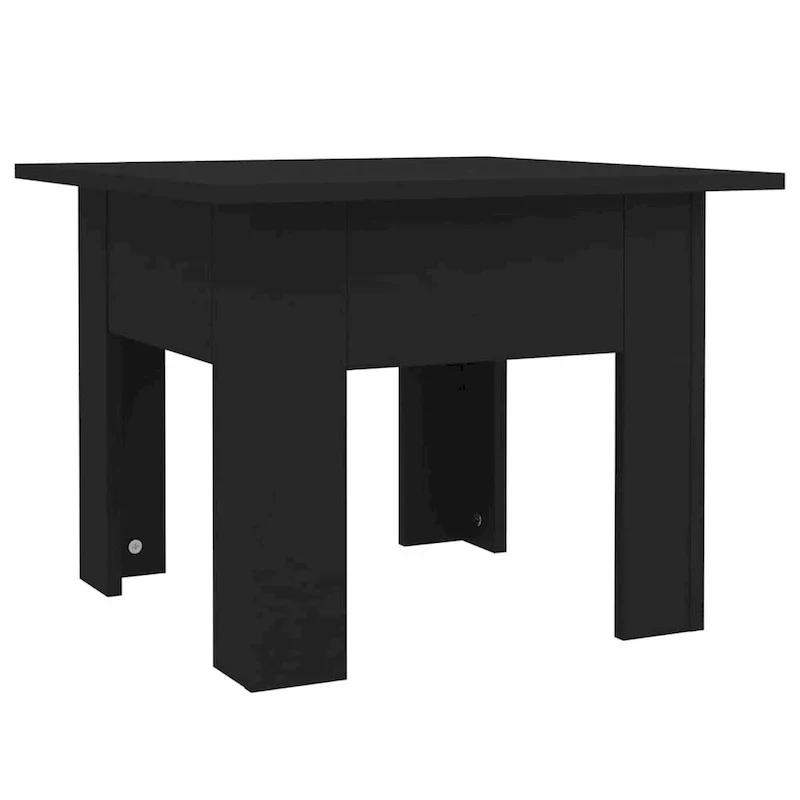 Black Modern Square Coffee Table