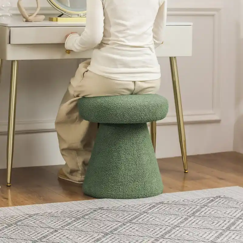 Mushroom Ottoman Large Soft Foot Stool