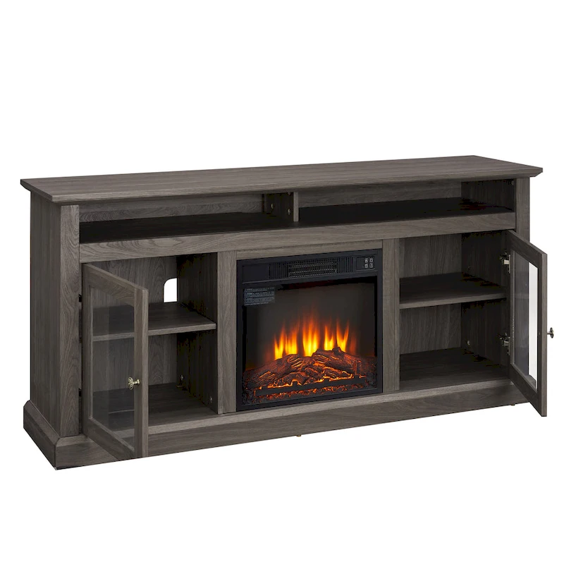 TV Stand With Insert 18 Fireplace