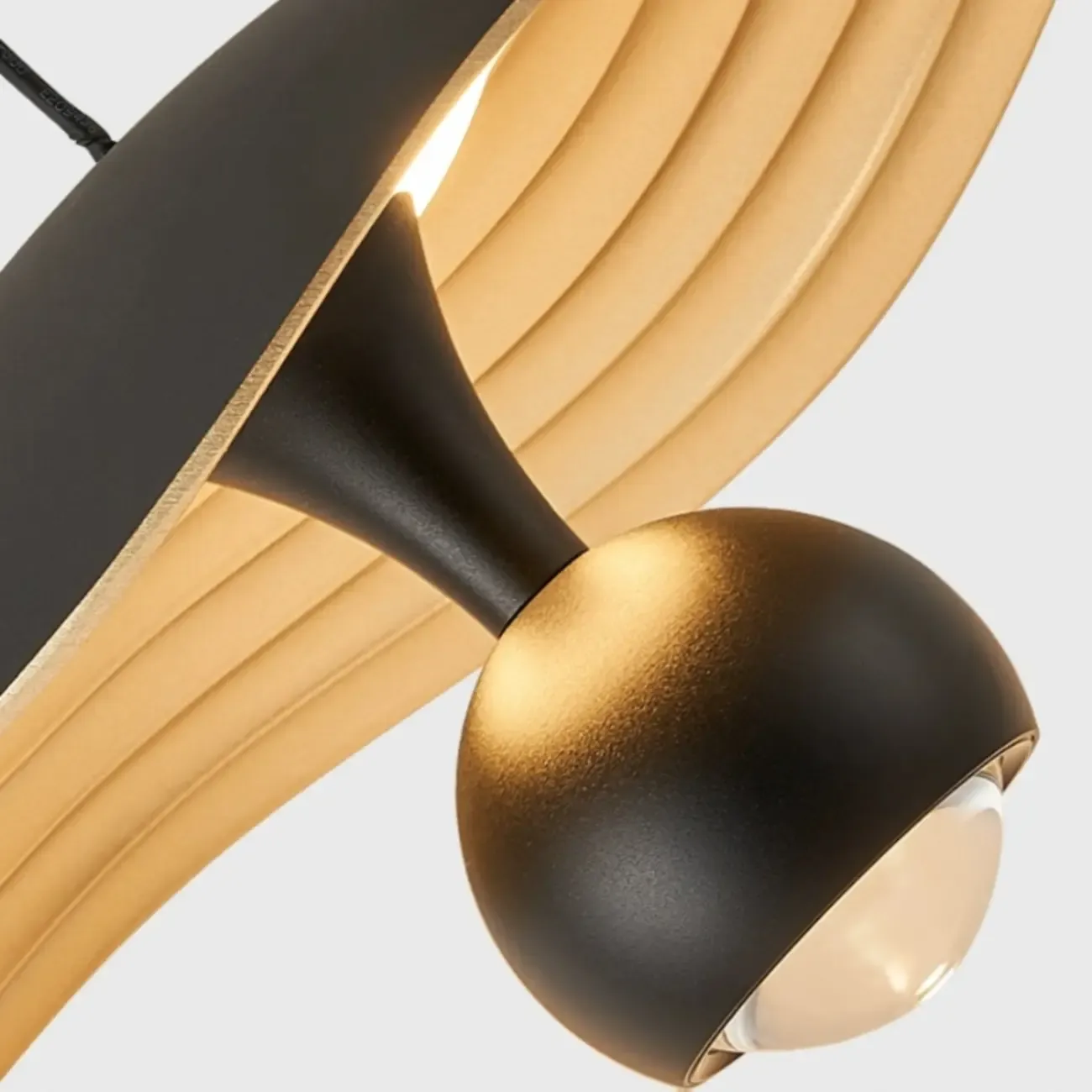 Modern Black 2-Light Pendant Light Fixture Adjustable Height