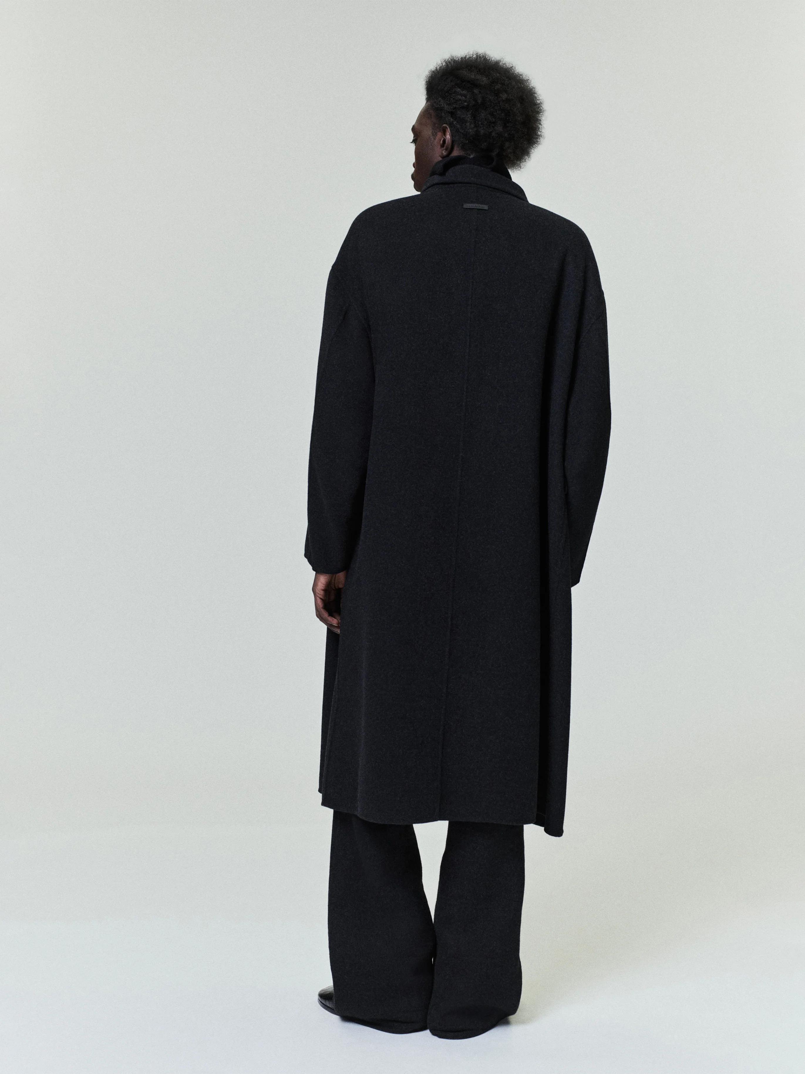 Wool Cashmere Highneck Coat