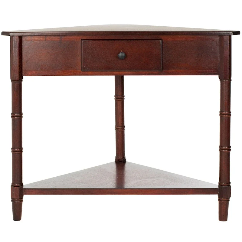 Calla Grey Corner Table - 33.9 x 17.3 x 28 - 34Wx17Dx28H