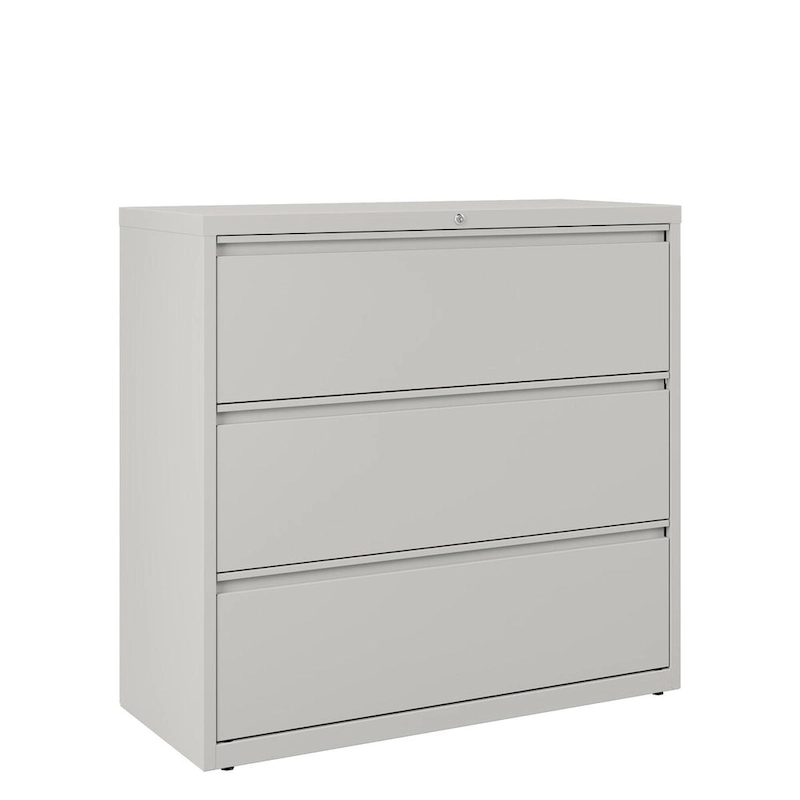 Hirsh 42-in Wide HL10000 Series 3 Drawer Lateral File Cabinet, White
