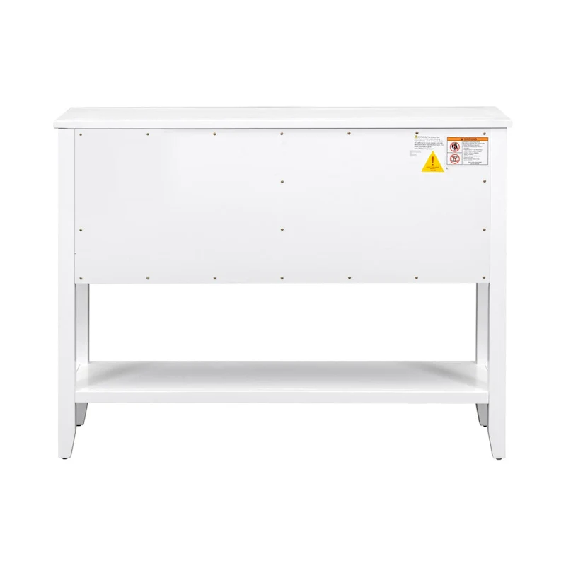 Buffet Sideboard Console Table with Bottom Shelf