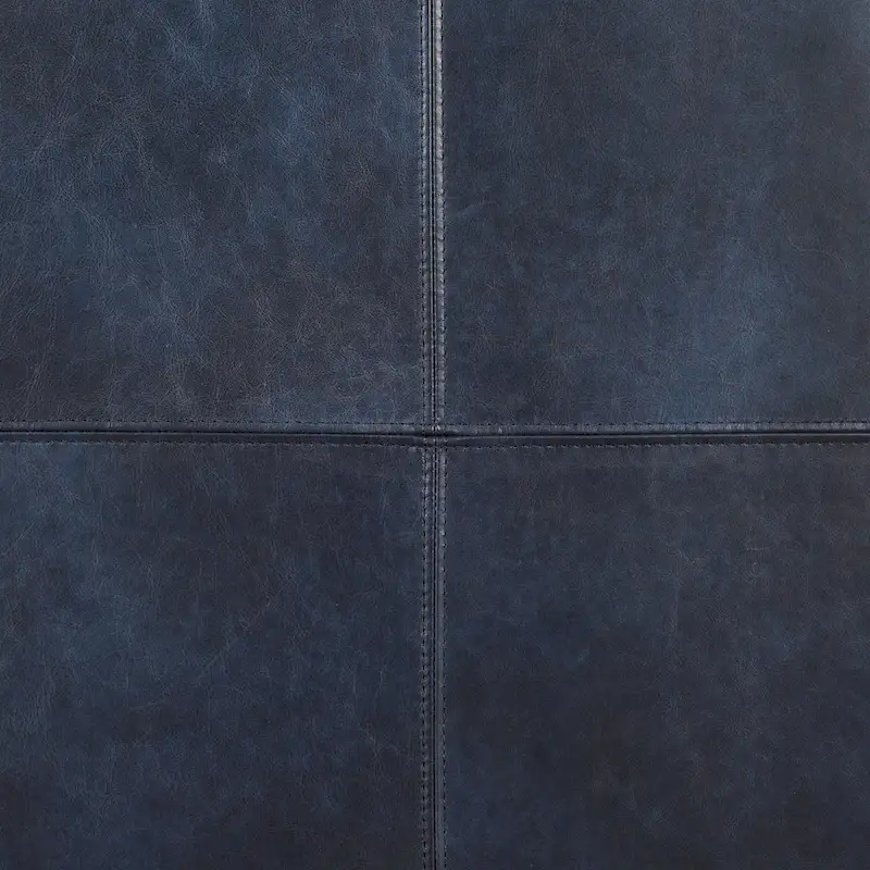 Poly & Bark Sequoia Ottoman - Full Grain Genuine Italian Leather