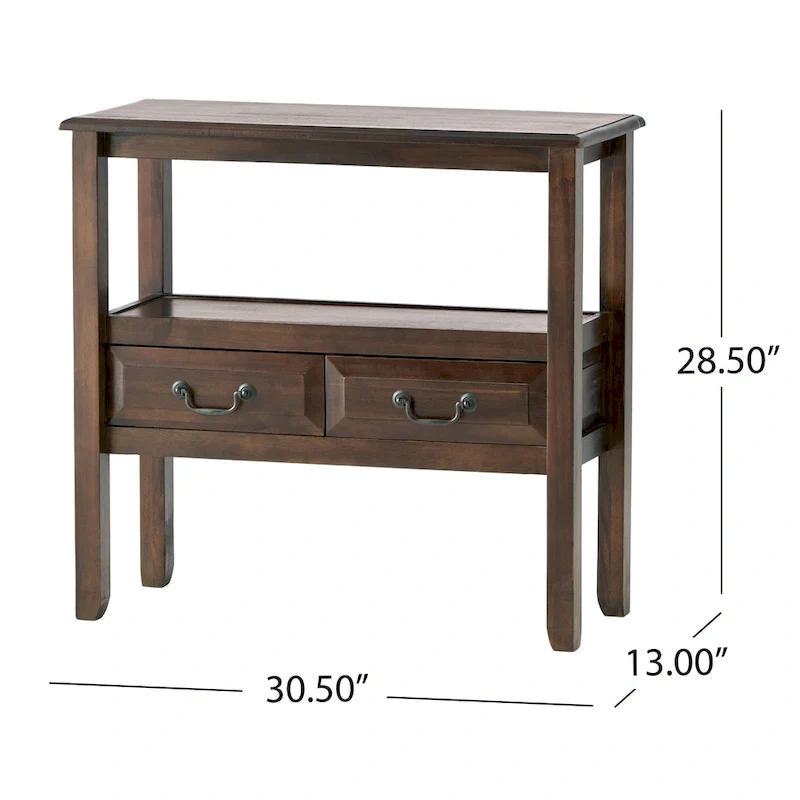 Grant Acacia Wood Accent Table by