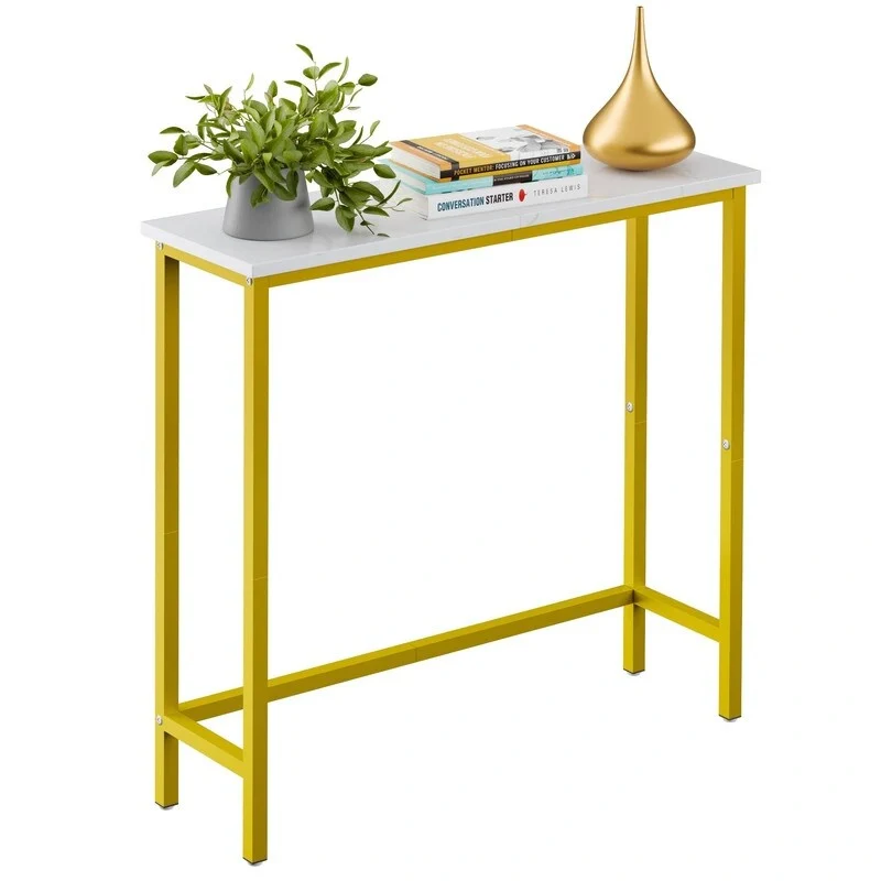 Narrow Console Table – Slim Entryway Table for Hallway, Bedroom, Living Room or Foyer