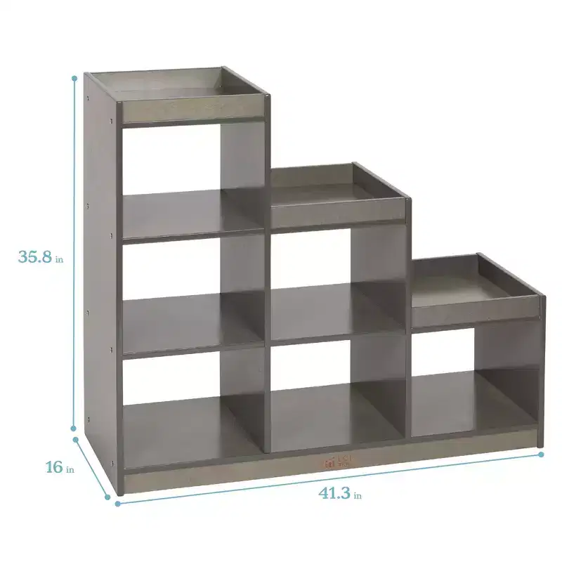 ECR4Kids 3-2-1 Double-Sided Cube Storage Organizer, Classroom Furniture
