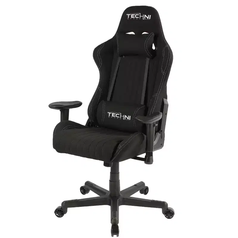 TUYOHW Adjustable Ergonomics Gaming Chair 360 Swivel Office Chairs with Head&Lumbar Pillow,90-150 Recliner Chair for Office&Home,250lbs Max,Black
