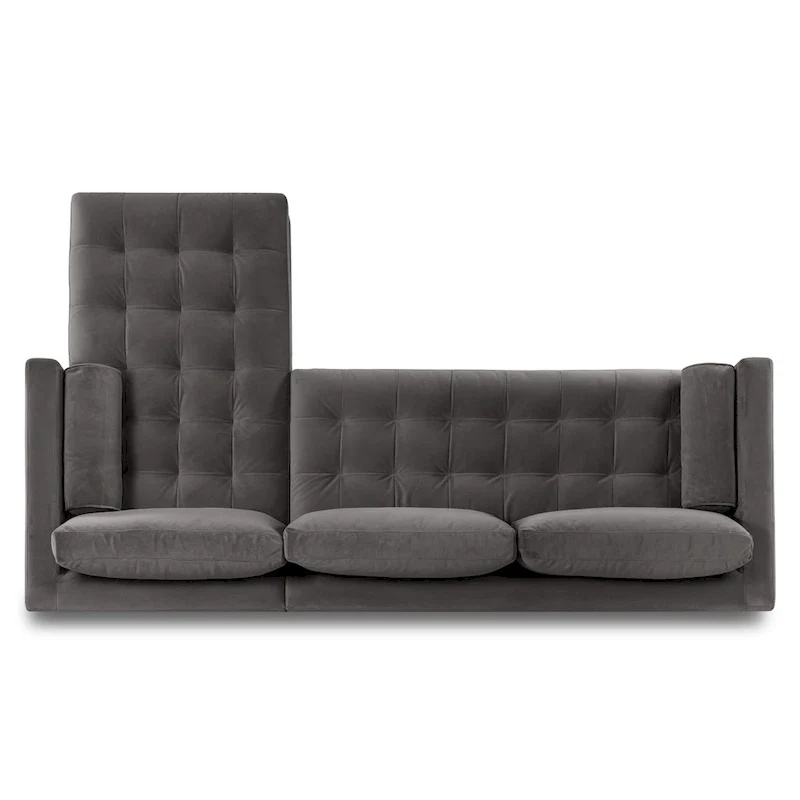 104.5 Fabric right-side sectional sofa