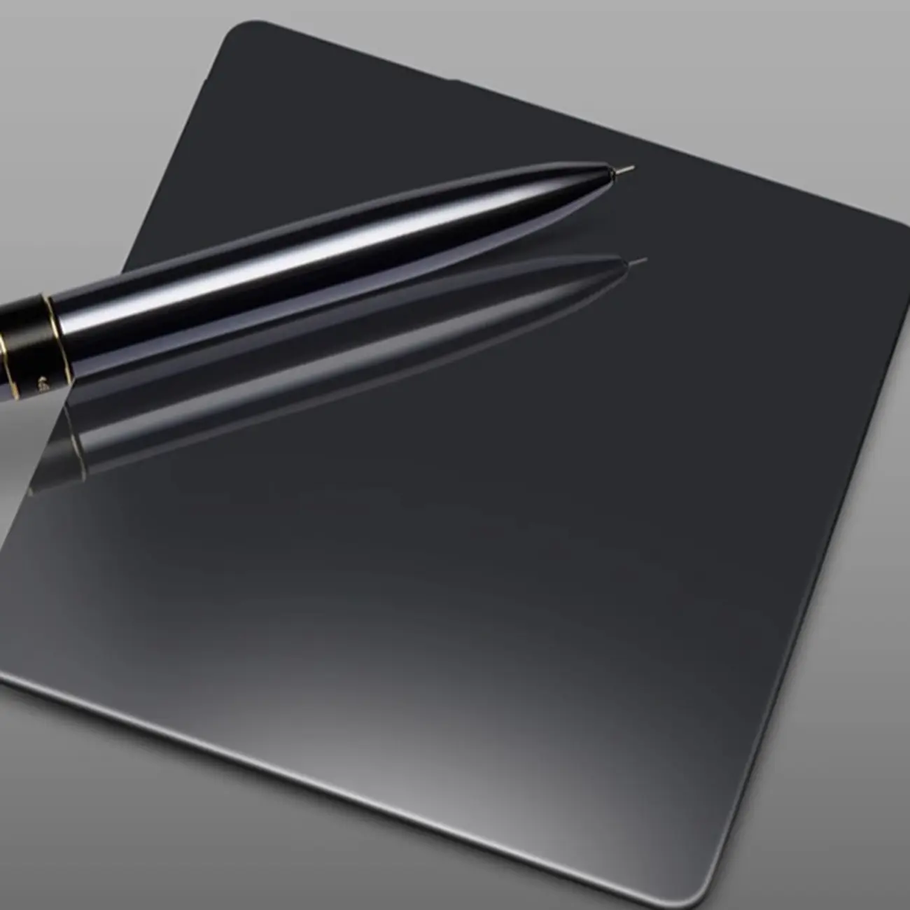 Modern Round Glass Top Stainless Pedestal Side Table