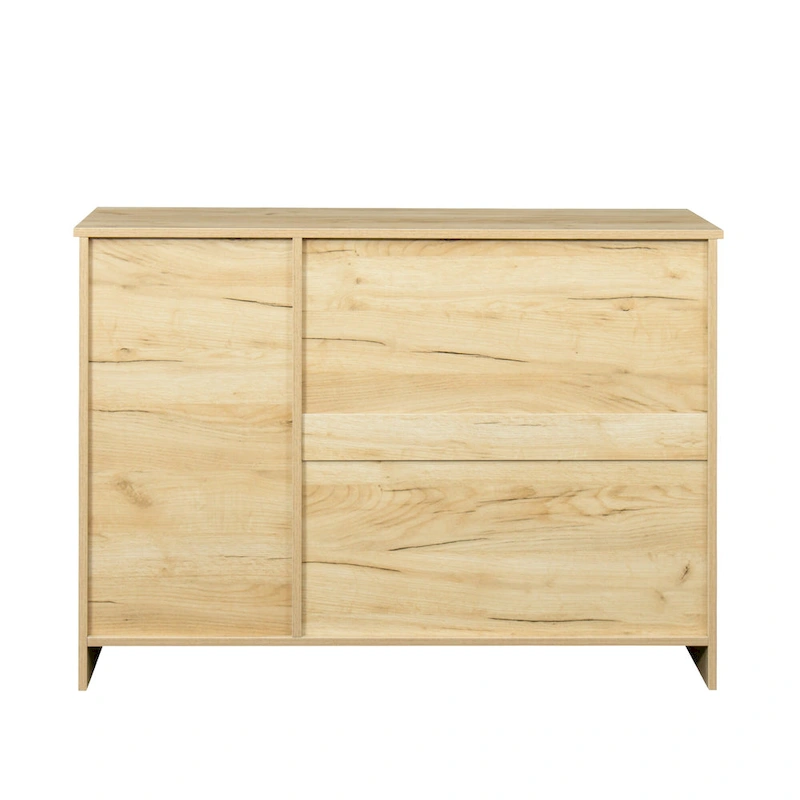 Wood Buffet Sideboard with 2 Drawers