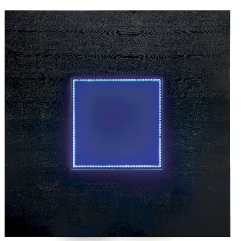 Blanton Modern Black Wood 9-Piece Counter Height Dining Set by