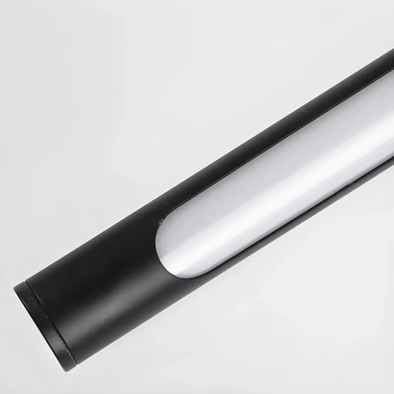 Adjustable Black Metal Cylinder LED Vanity Lights